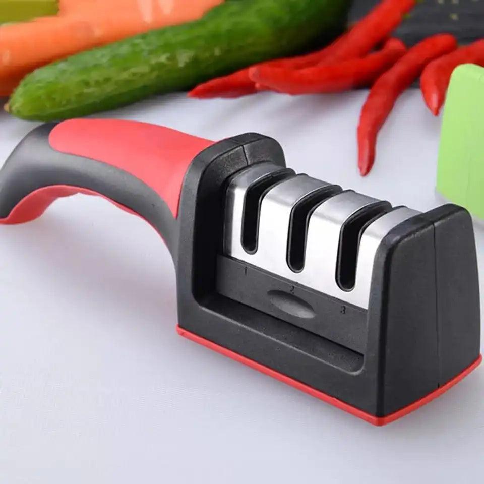 Afiador de Facas Profissional 3 em 1