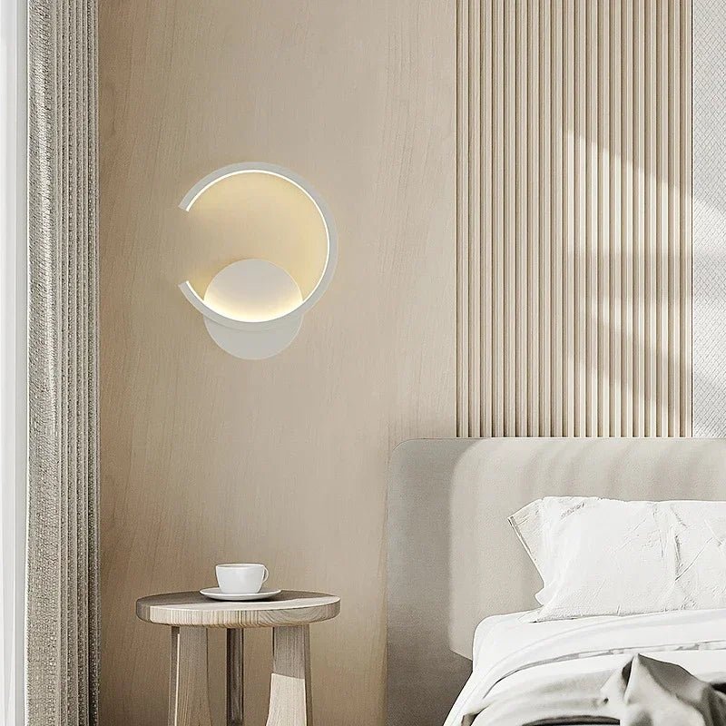 Arandela Interna Circular Nórdica para Quarto e Sala