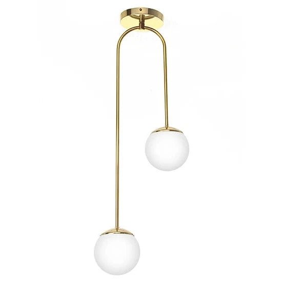 Arandela de Parede Moderna, com Globo Iluminado para Quarto e Sala