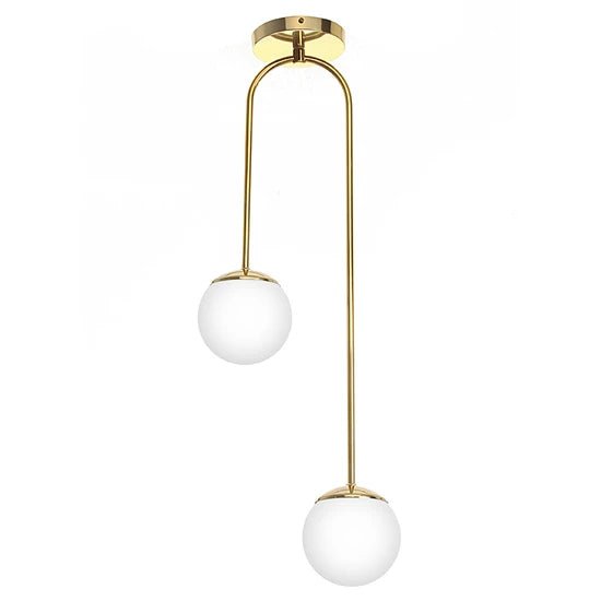 Arandela de Parede Moderna, com Globo Iluminado para Quarto e Sala