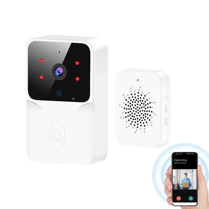 Campainha Eletrônica Sem Fio com Câmera WiFi Gravação E Vídeo