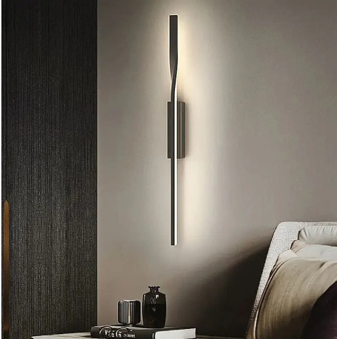 Luminária de Parede Longa Luxo Moderna
