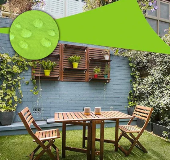 Toldo Triangular Impermeável com Proteção UV + 3 Cordas (Brinde)