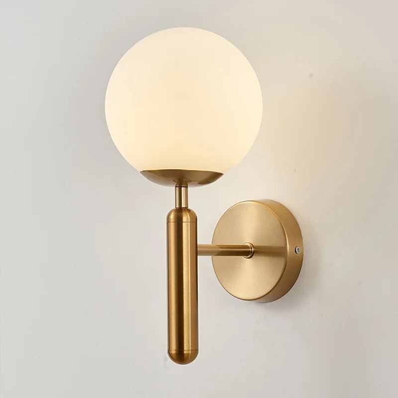 Arandela de Parede Moderna, Globo Iluminado para Quarto e Sala