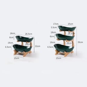 Fruteira de Mesa Moderna em Bambu