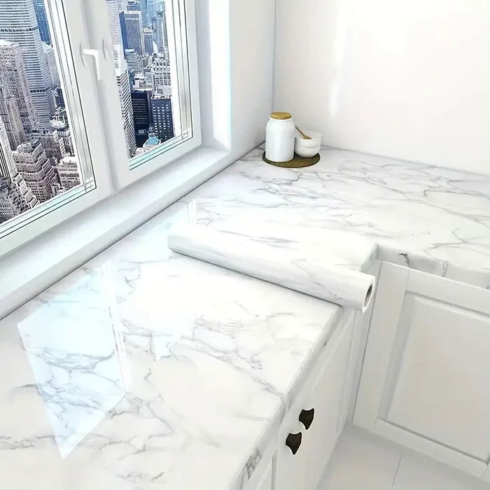 Papel de Parede Autoadesivo Autoadesivo Impermeável em Mármore