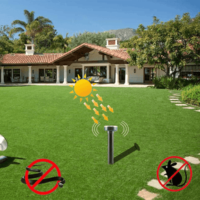 Repelente Solar Ultra Sônico Espanta Pragas 24 Horas A Prova d'água
