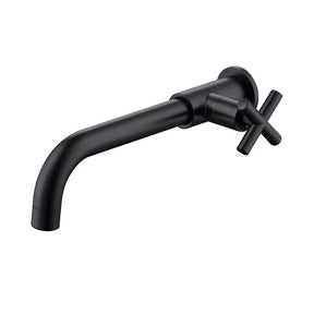 Torneira de Parede para Banheiro e Lavabo em Aço Inoxidável